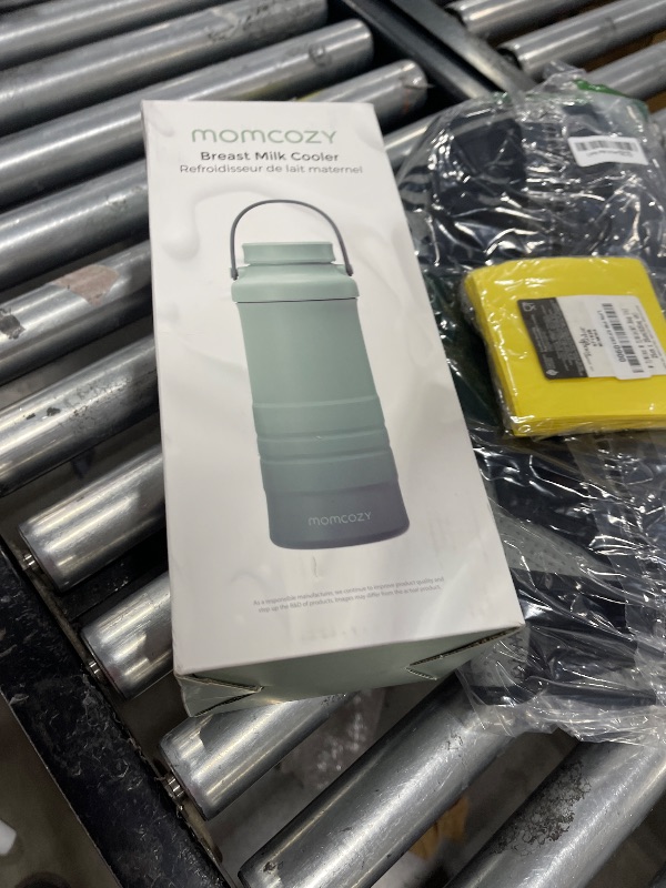 Photo 1 of Momcozy 22oz Portable Breast Milk Cooler for Outdoor, Life Saver with 360° Total Cooling for 24 Hours, Larger Capacity Travel Breastmilk Chiller with 2pcs Baby Bottles for Breastmilk Storage, Green