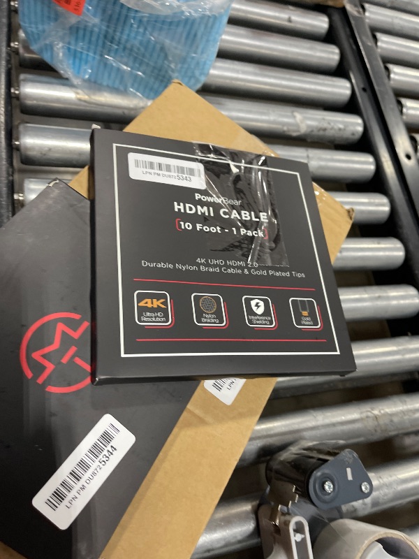 Photo 1 of PowerBear 4K HDMI Cable 10 ft | High Speed Hdmi Cables, Braided Nylon & Gold Connectors, 4K @ 60Hz, Ultra HD, 2K, 1080P, ARC & CL3 Rated | for Laptop, Monitor, PS5, PS4, Xbox One, Fire TV, & More1045536873
LPNPMDU8725343
