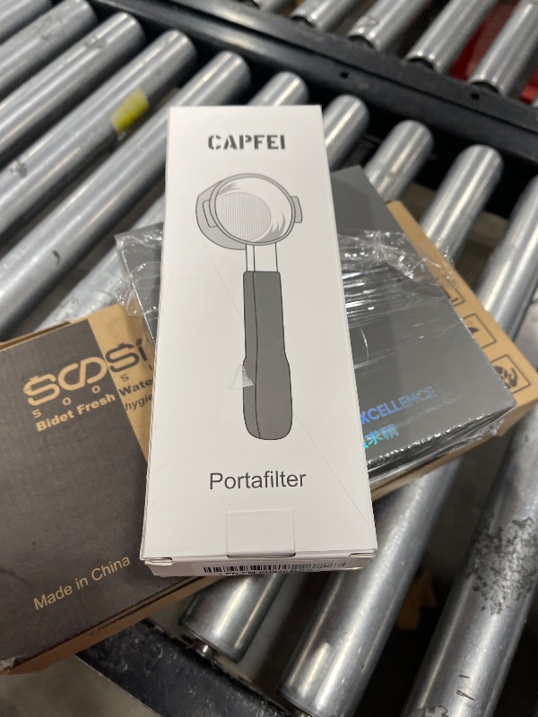 Photo 1 of CAPFEI 51mm Bottomless Portafilter 2 Ears Compatible with De'Longhi Stilosa EC260BK | Wooden Handle