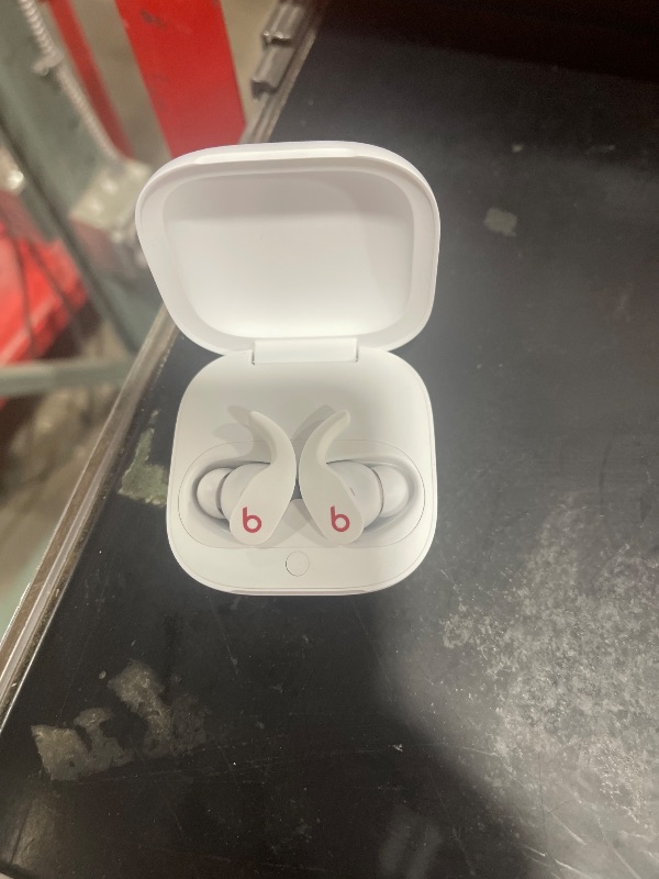 Photo 1 of Beats Fit Pro - True Wireless Noise Cancelling Earbuds - Apple H1 Headphone Chip, Compatible with Apple & Android, Class 1 Bluetooth, Built-in Microphone, 6 Hours of Listening Time - Beats White