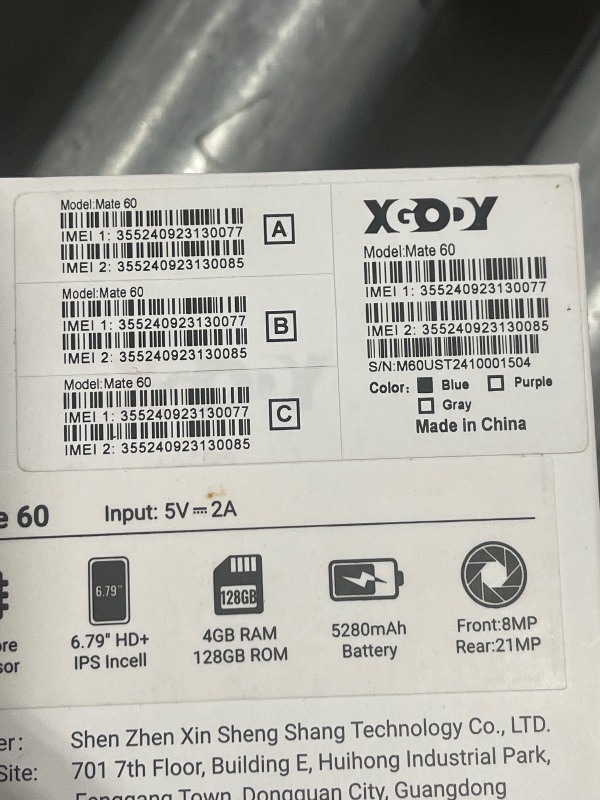 Photo 1 of Xgody Unlock Phone Mate 60,6.79 Inch HD+ Screen Smartphone,4G Dual SIM Cheap Mobile Phones 4GB+ 128GB Expanded 512G 5280mAh 21MP Camera T-Mobile Android Phone with Finger&Face Unlock Soft Pink