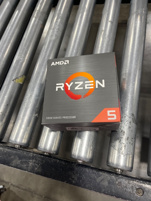 Photo 1 of AMD Ryzen 5 5500 6-Core, 12-Thread Unlocked Desktop Processor with Wraith Stealth Cooler