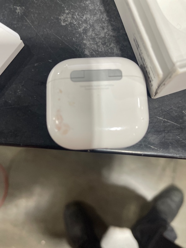 Photo 1 of Apple AirPods 4 Wireless Earbuds, Bluetooth Headphones, Personalized Spatial Audio, Sweat and Water Resistant, USB-C Charging Case, H2 Chip, Up to 30 Hours of Battery Life, Effortless Setup for iPhone