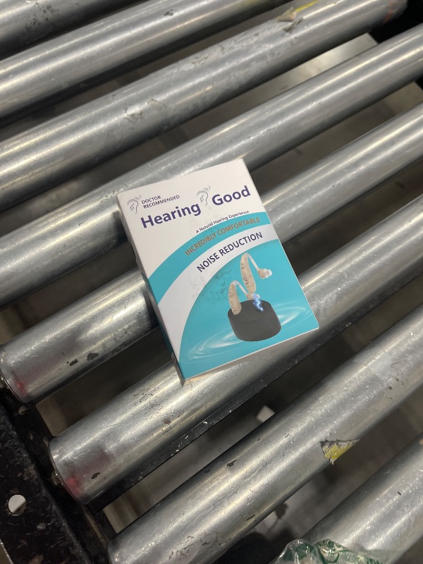 Photo 1 of Hearing Aids for Seniors, Hearing Aids Rechargeable with Noise Cancelling and Volume Control, Hearing Amplifier for Adults Hearing Loss, Portable Behind-the-Ear Hearing Aid Headphones (colour of skin)