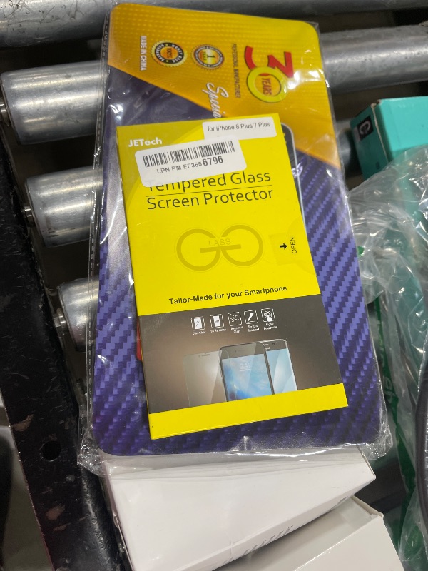 Photo 1 of JETech Screen Protector for iPhone 8 Plus and iPhone 7 Plus 5.5-Inch, Tempered Glass Film, 2-Pack