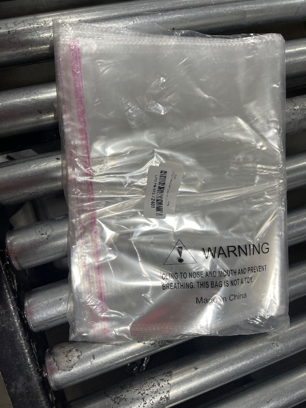 Photo 1 of 100 pcs 13" x 19" Large Clear Resealable Cellophane Bags for Packaging Products Self-sealing Gift Bags Self-adhesive Plastic Bags for Gifts Clothes Small Business Goodie Bags,Thank you Stickers