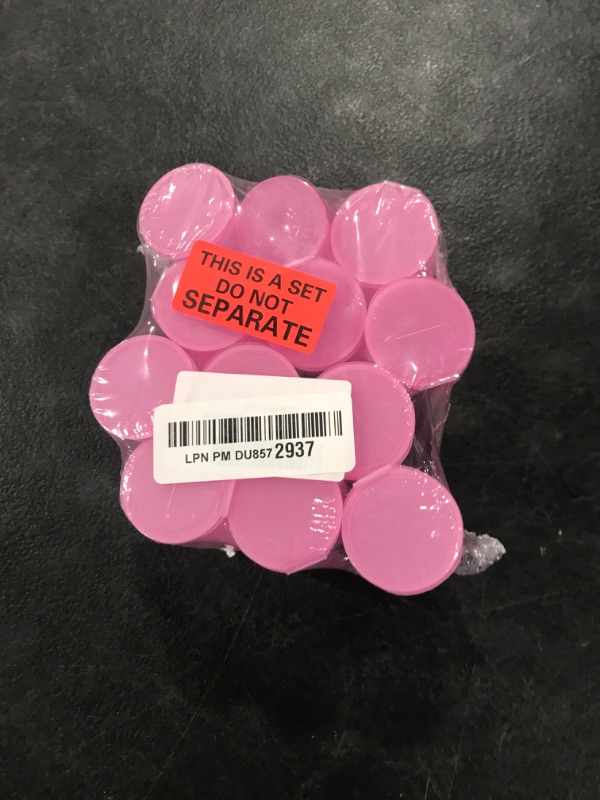 Photo 1 of 12 Pack Empty Plastic Pill Bottles with Caps, Airtight Multi-Purpose 13 Dram Pill Container with Pop Top Caps for Medicines, Supplements, or Any Small Items (Pink Transparent)