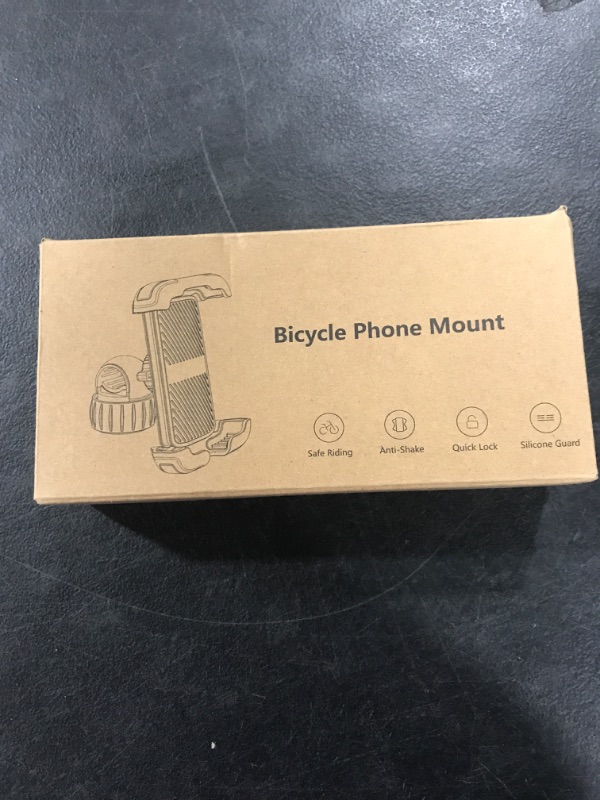 Photo 1 of LISEN Bike Phone Holder, [Super Easy Install] Ultra Stable Motorcycle Phone Mount, Bicycle Handlebar Holder Mount for Adults Kids, Bike Bicycle Ebike Gear Accessories, for iPhone Samsung Google Pixel