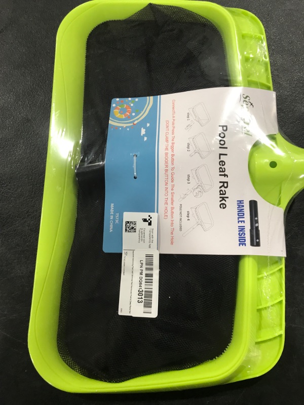 Photo 1 of Sepetrel Swimming Pool Leaf Skimmer Net,Reinforced Frame Deep Rake Net