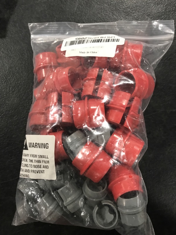 Photo 1 of 50 Pcs 1/2 and 3/4 Inch Non-Metallic Cable Connectors Snap Style Labor Saving Snap Installation, Single Cable 14/2-10/3 AWG, Two Cables 14/2-12/2-14/3 AWG