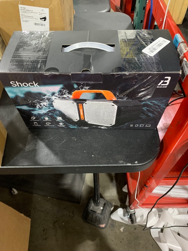 Photo 1 of BUGANI Shock Bluetooth Speakers, Bluetooth 5.4, Waterproof, Portable Wireless Speakers, 60W Super Power, Suitable for Family Gatherings and Outdoor Travel, Outdoor Speaker