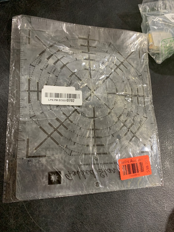 Photo 1 of 1 Pcs Folded Star Guide Stencil Sewing Quilting Template for Fabric Patchwork Plastic Template DIY Bowl Comfortable Suit for Any Pattern