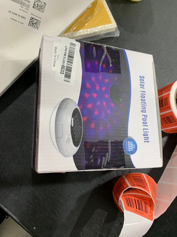 Photo 1 of Goallim Floating Pool Lights Fish Light Show, 6.5 Inch Dynamic Color Changing Fish Solar Pool Lights that Float Auto Glow in the Dark, IP68 Waterproof & Fixable Floating Light for Pools Party Decor(2)