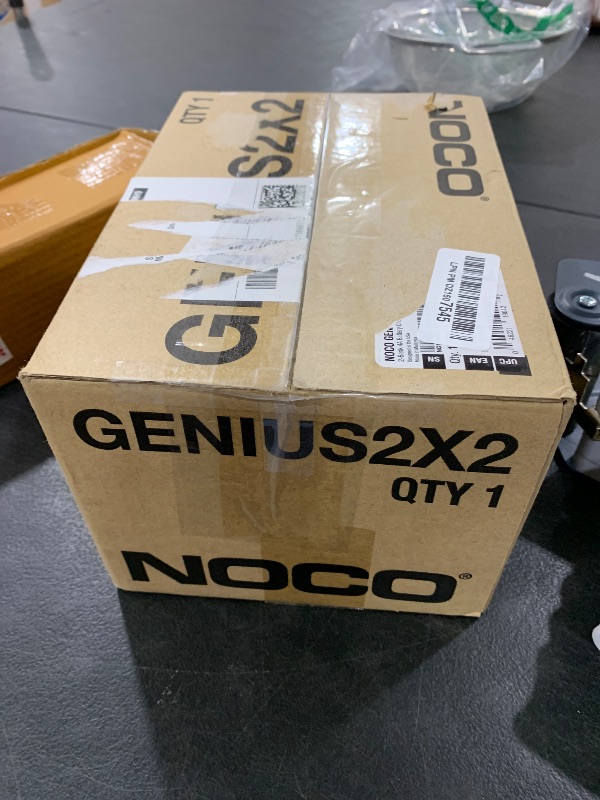 Photo 1 of NOCO GENIUS2X2: 4A 2-Bank Smart Battery Charger (2A/Bank) - 6V/12V Automatic Maintainer, Trickle Charger & Desulfator with Overcharge Protection & Temperature Compensation – For Lead-Acid & Lithium