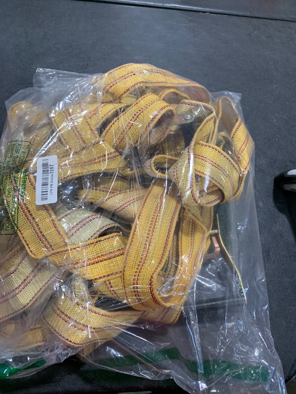 Photo 1 of 4Pack Heavy Duty Ratchet Straps, 2Inch 20Ft Tie Down Straps with Double J Hook, 4400 LBS Break Strength Cargo Ratchet Straps for Moving and Securing Cargo Lawn Equipment and Motorcycles