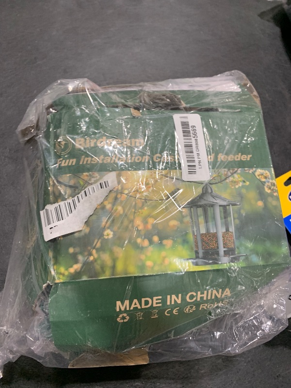 Photo 1 of Birdream 2 Pack Bird Feeders for Outdoor Hanging, Classic Castle Design Fun Assembly Bird Feeder, Attracting Wild Birds Cardinals Goldfinches Chickadees Finches Sparrows - Green