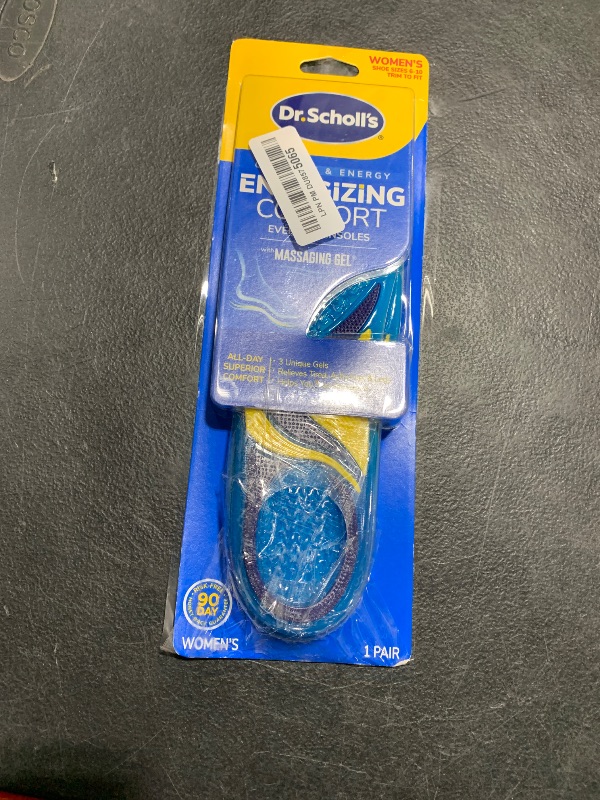 Photo 1 of Dr. Scholl’s Energizing Comfort Women’s Everyday Insoles with Massaging Gel - Clinically Proven, All-Day Energy and Comfort Inserts with Patented Triple Gel Design - Shock Absorbing, Arch Support