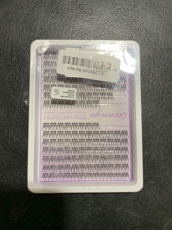 Photo 1 of Clear Band Lash Clusters Wispy Short C Curl Eyelash Clusters 10-11mm Individual Eyelashes Natural Cluster Eyelash Extensions Natural Looking Cluster Lashes by Geeneiya(Clear Band,10-11MM)