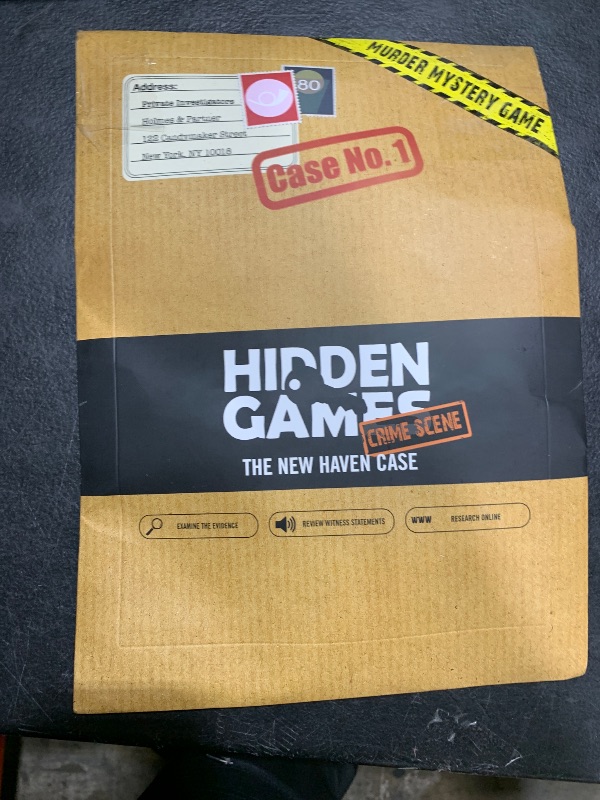 Photo 1 of Hidden Games Crime Scene Game - Murder Mystery Games for Adults - The New Haven: Solve a Crime at a Folk Festival – with 30+ Clues – Immersive Detective Board Games for Teens Adults, Couples & Groups