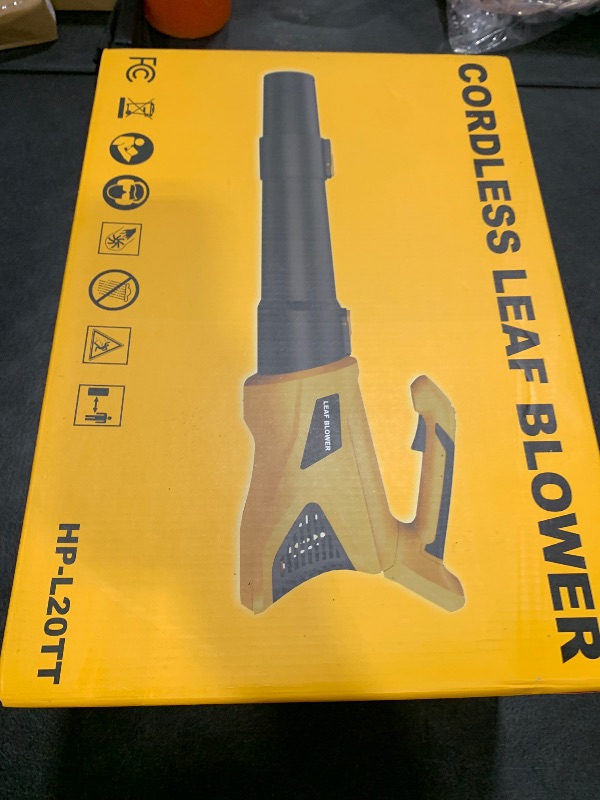 Photo 1 of Cordless Leaf Blower Compatible with Dewalt 20V Max Battery, 500CFM/150MPH Electric Leaf Blower Cordless, 5 Speed Modes, Battery Powered Blowers for Lawn Care, Yard (Tool Only)
