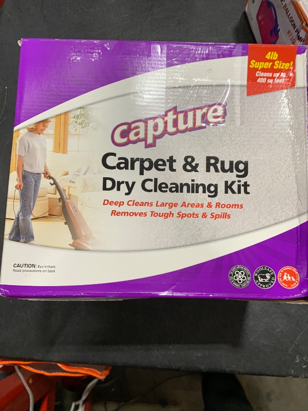 Photo 1 of Capture Carpet Total Care Kit 400 - Home Couch and Upholstery, Car Rug, Dogs & Cats Pet Carpet Cleaner Solution - Strength Odor Eliminator, Stains Spot Remover, Non Liquid & No Harsh Chemical