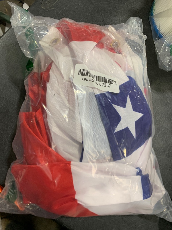 Photo 1 of American Flag Bunting for Outside,4th of July Flags Outdoor, USA Pleated Fan Flag 1.5x3 FT,Patriotic Decor Bunting Banner,Fourth of July Yard Decorations,Red White and Blue Decor for Outside (4 Pack)