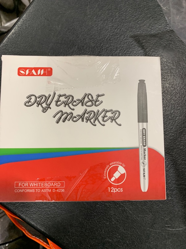 Photo 1 of SFAIH Low Odor Dry Erase Markers Fine Tip - Whiteboard Markers 12 Pack 12 Assorted Color, Fine Tip Dry Erase Markers For Kids Adults, Color Markers for Classroom