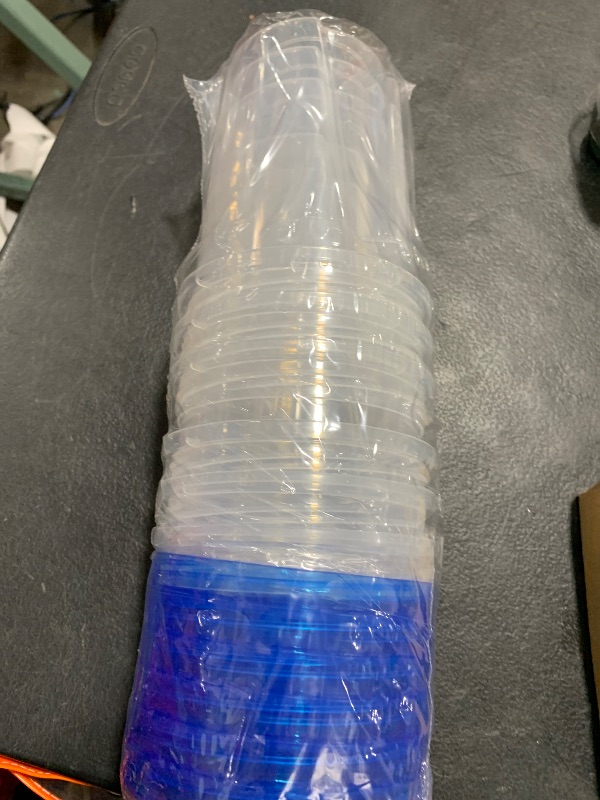 Photo 1 of 10 Pack Leakproof Freezer Containers for Food with Twist Top Lids - 32 Oz BPA Free Reusable Plastic Soup Containers with Screw On Lids - Ideal for Meal Prep, Leftovers & Pantry Organization