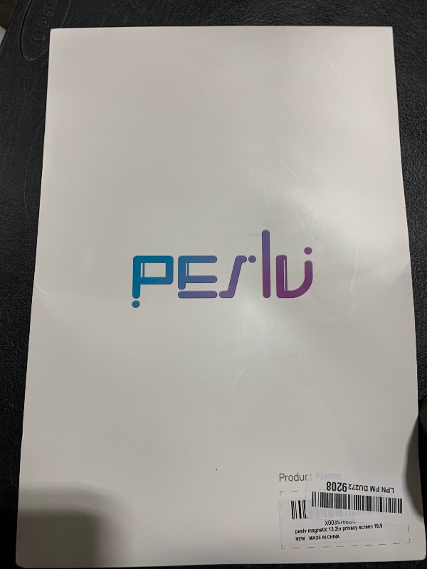 Photo 1 of Peslv Magnetic Laptop Privacy Screen 13.3 Inch for 16:9 Computer Monitor, 13" Removable Anti Glare Protector Blue Light Filter Shield Compatible with Lenovo Hp Dell Acer Asus Thinkpad Envy Xps