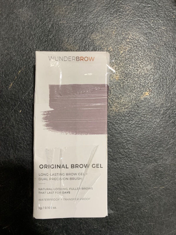 Photo 1 of WUNDERBROW Waterproof Eyebrow Gel, Taupe-Grey, Vegan and Cruelty-Free