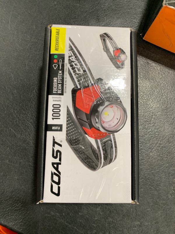 Photo 1 of Coast® FL85R 1000 Lumen Tri-Color (White/Red/Green) Focusing Rechargeable LED Headlamp, Built-in Rechargeable Battery