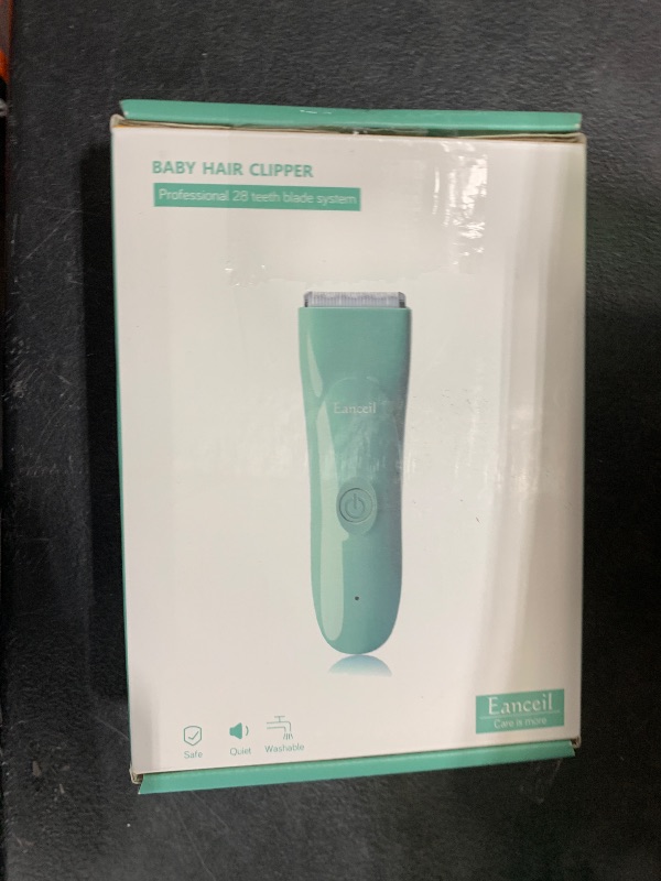 Photo 1 of Baby Hair Clippers, Ceramic Blade Electric Kids Hair Trimmer, Ultra-Quiet Cordless Rechargeable Waterproof Haircut Kit for Kids & Adult