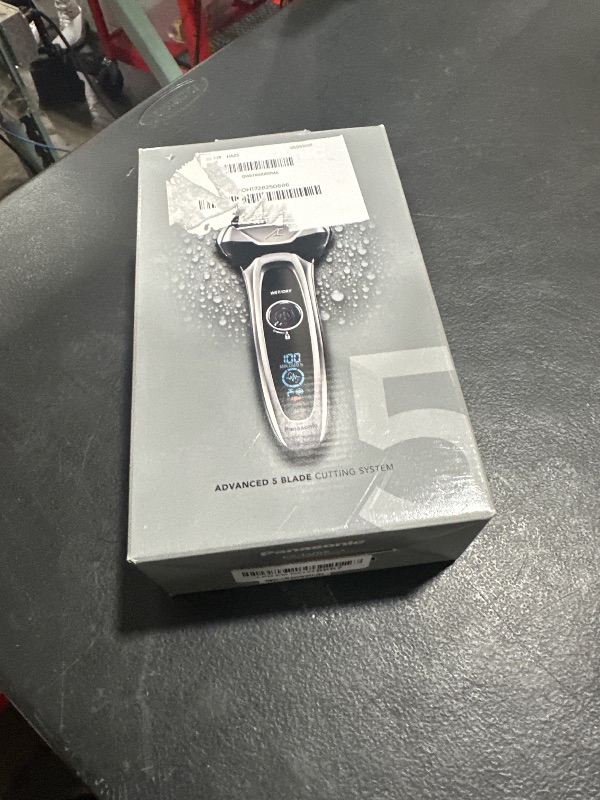 Photo 1 of Panasonic ARC5 Electric Razor for Men with Pop-Up Trimmer, Wet/Dry 5-Blade Electric Shaver with Intelligent Shave Sensor and Multi-Flex Pivoting Head – ES-LV65-S (Silver)