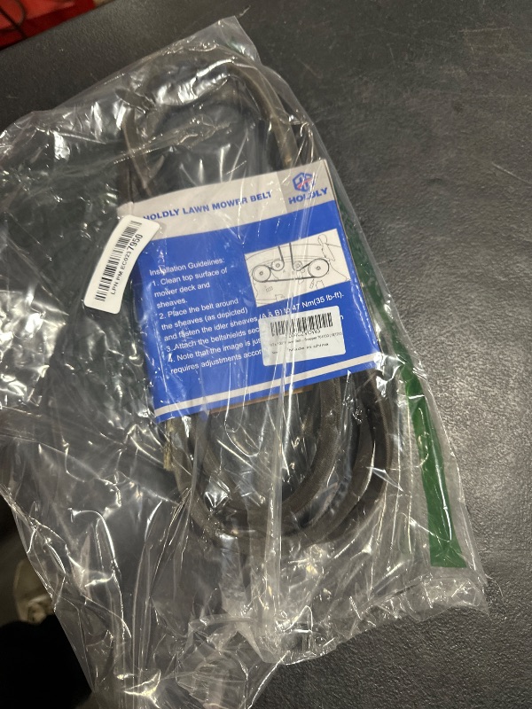 Photo 1 of 1/2 x 100'' Mower Belt 197253 / Kevlar Cord V-Belt for Husqvarna Craftsman Poulan AYP 429636 592855001 598559101 532429636, for John Deere M84136 M87323 GX25232, Snapper 704430 (197253)