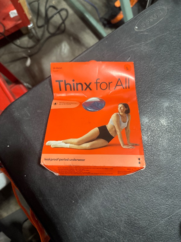 Photo 1 of Thinx Period Underwear, Comfort-Stretch Hi-Waist, Holds Up to 12 Regular Tampons*, FSA HSA Approved Period Panties, All-Day Absorbency Menstrual Underwear for Women, Leakproof & Reusable, Black, XS