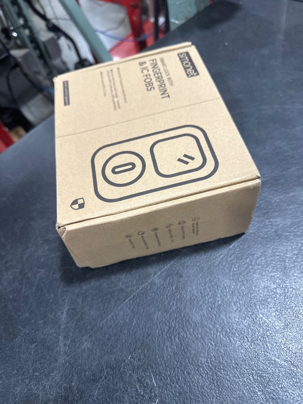 Photo 1 of Smart Lock SMONET Bluetooth Keyless Entry Keypad Smart Deadbolt-Fingerprint Electronic Deadbolt Lock, Remote Ekeys Sharing, Easy to Install for Homes and Hotel Works with Alexa(Gateway Not Included)