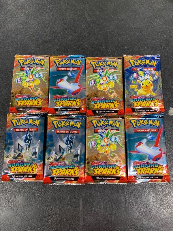 Photo 1 of Generic Surging Sparks Sleeved Eight (8) Booster Packs