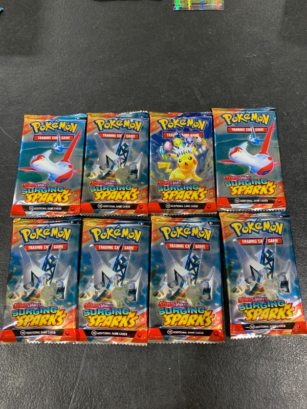 Photo 1 of Generic Surging Sparks Sleeved Eight (8) Booster Packs
