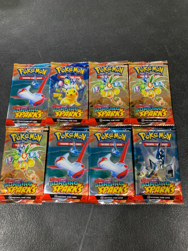 Photo 1 of Generic Surging Sparks Sleeved Eight (8) Booster Packs
