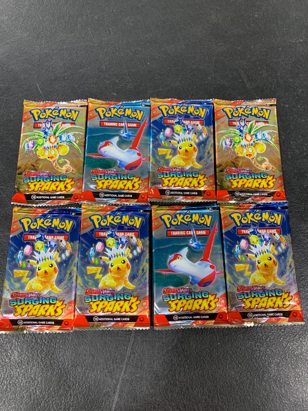 Photo 1 of Generic Surging Sparks Sleeved Eight (8) Booster Packs