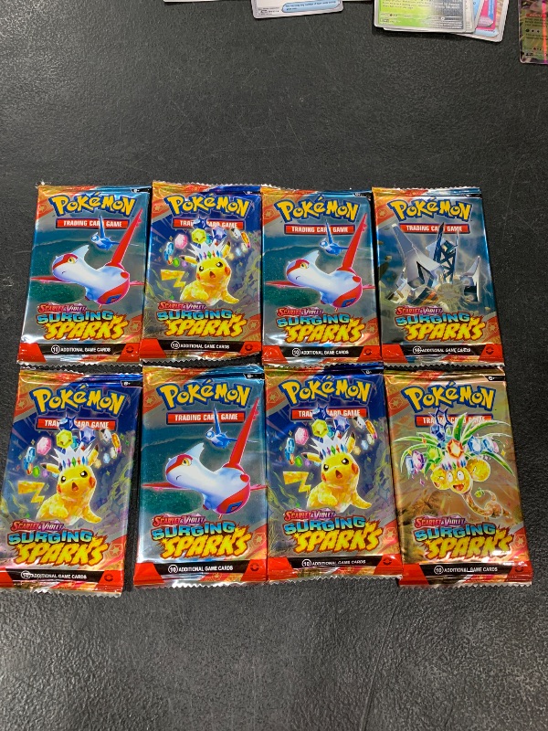 Photo 1 of Generic Surging Sparks Sleeved Eight (8) Booster Packs