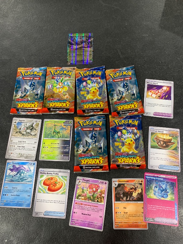 Photo 1 of Generic Surging Sparks Sleeved Eight (8) Booster Packs (PLEASE READ NOTES)