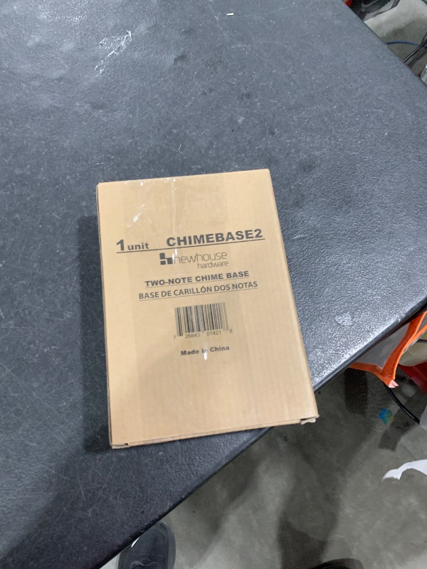 Photo 1 of Newhouse Hardware CHIMEBASE2 Door Bell Chime Mechanism Assembly, Fits Most Nutone Models, 6.75” L x 4.75” W x 1.75” H, Black