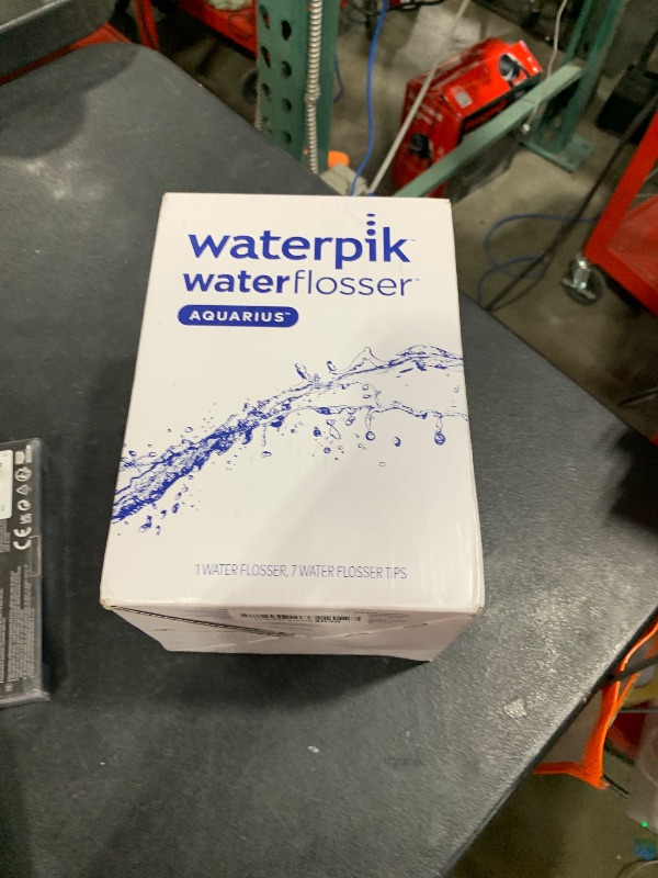 Photo 1 of Waterpik Aquarius Water Flosser For Teeth Cleaning, Gums, Braces, Dental Care, Electric Power With 10 Settings, 7 Tips For Multiple Users And Needs, ADA Accepted, White WP-660, Packaging May Vary