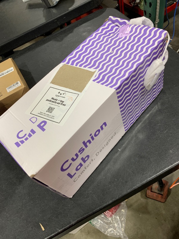 Photo 1 of C CUSHION LAB Deep Sleep Pillow, Patented Ergonomic Contour Design for Side & Back Sleepers, Orthopedic Cervical Shape Gently Cradles Head & Provides Neck Support & Shoulder Pain Relief - Calm Grey