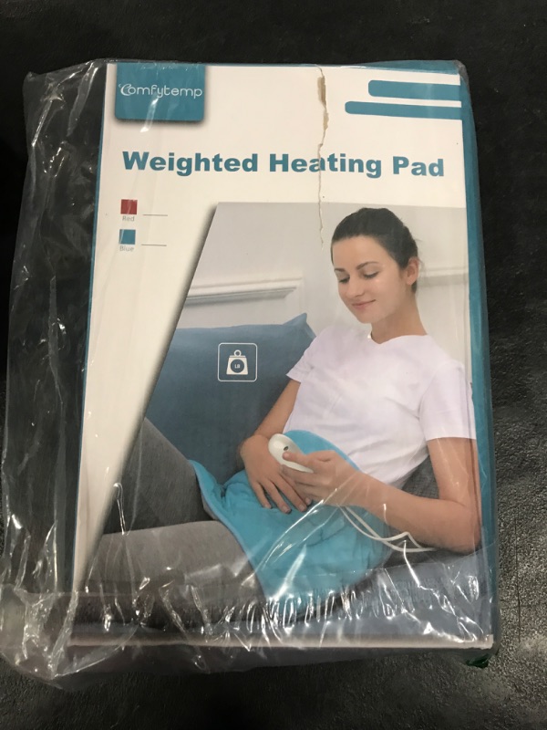 Photo 1 of Comfytemp Weighted Heating Pad for Period Cramps & Back Pain Relief, FSA HSA Eligible, 2.2lb Menstrual Heating Pad, Birthday Gifts for Mom/Women/Wife, 12" x 24" Electric Heat Pad with 9 Heat Level