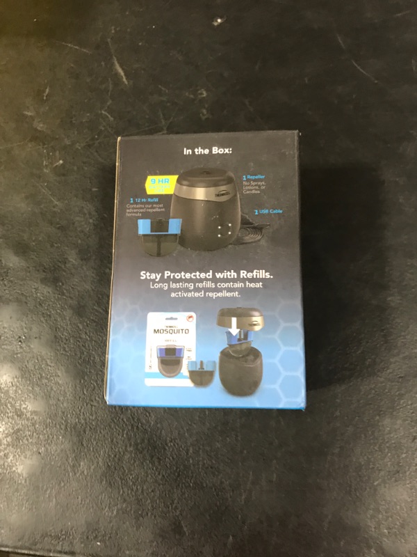 Photo 1 of Thermacell Mosquito Repeller E-Series Rechargeable with 20' Mosquito Protection Zone; Up to 9-Hr Battery Life; Includes 12-Hr Refill; Flame or Scent; DEET-Free Bug Spray Alternative