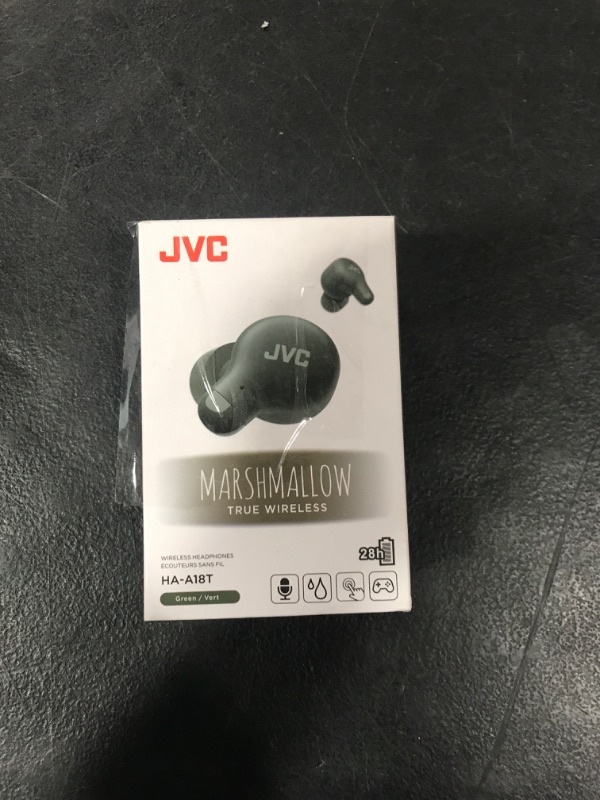 Photo 1 of JVC Marshmallow True Wireless Bluetooth 5.3 Earbuds – 28H Battery, Memory Foam Earpieces for All-Day Comfort, IPX4 Water Resistant, Mic, Compact Case, for iPhone & Android