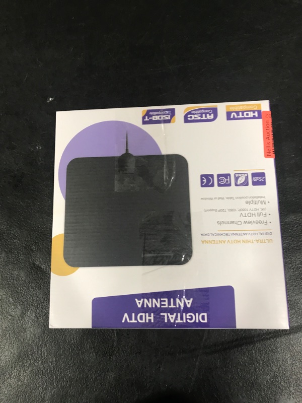 Photo 1 of TV Antenna Indoor Long Range 900 Miles, Supports 4K 1080p Smart TV Signal Reception with Signal Amplifier 16ft HDTV Coax Cable