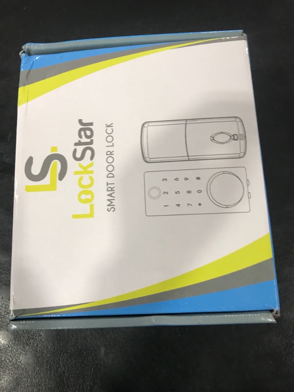 Photo 1 of LOCKSTAR® Smart Door Lock • Keyless Entry Deadbolt Door Lock • Multiple Entry Methods – APP • Fingerprint Touch ID • Keypad Code • Card FOB • Traditional Key • Smart Home Devices